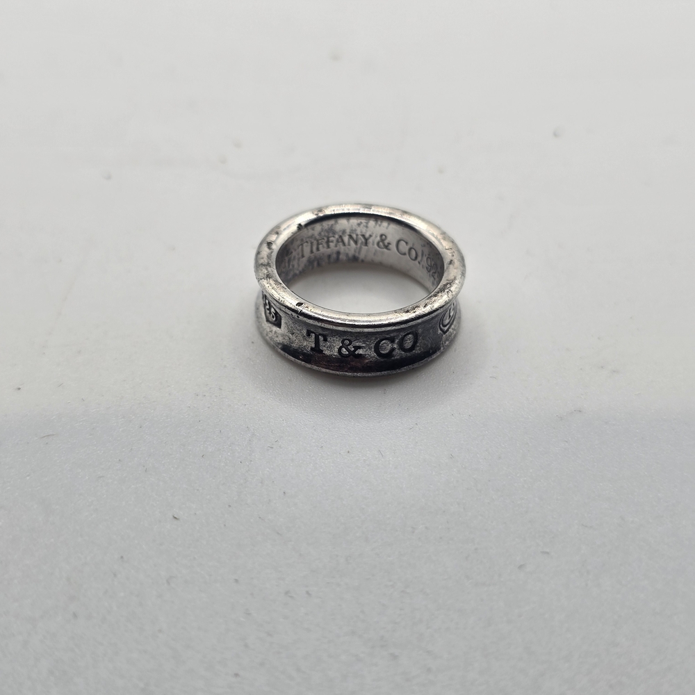 Tiffany & Co. 1837 Sterling Silver Band with Teal Box - Picture 3 of 8